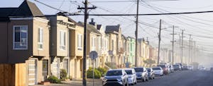 home-price-increase Row of houses in a city